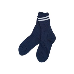 Navy long socks